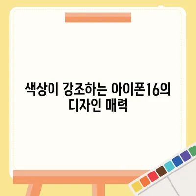 아이폰16의 차별화된 색상이 스타일을 강조하다