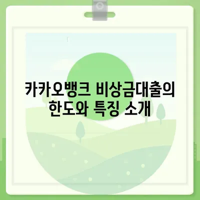 카카오뱅크 pc버전 비상금대출