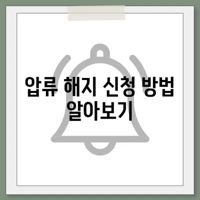 카카오뱅크 통장 압류 해지 방법