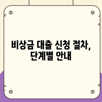 카카오뱅크 비상금 대출 신청 방법