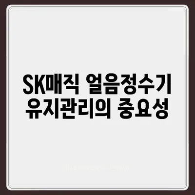 SK매직 얼음정수기 렌탈을 현명하게 전환한 성공 사례