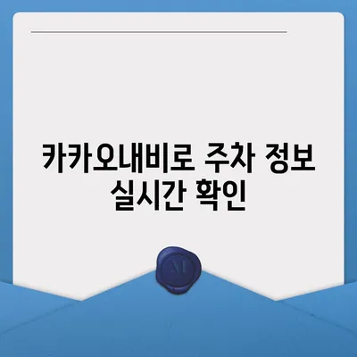 판교 현대백화점 주차 걱정 해결 | 카카오내비와 카카오T의 비법