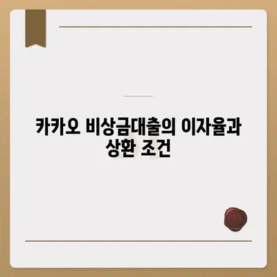 카카오 pc버전 비상금대출