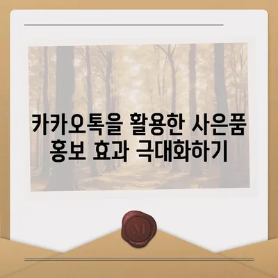 카톡 및 카카오톡 초대장 또는 퀴즈를 활용한 사은품 선물 방법