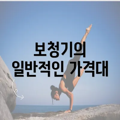 보청기의 일반적인 가격대