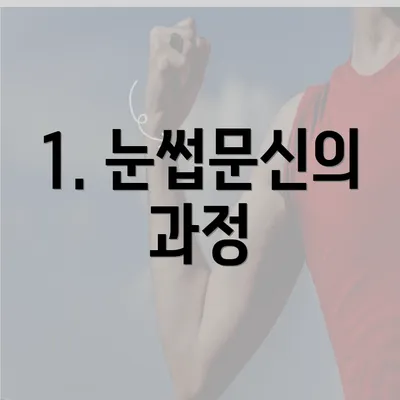 1. 눈썹문신의 과정