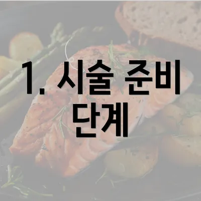 1. 시술 준비 단계