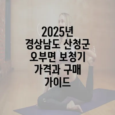 2025년 경상남도 산청군 오부면 보청기 가격과 구매 가이드