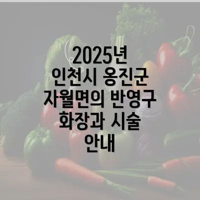 2025년 인천시 옹진군 자월면의 반영구 화장과 시술 안내