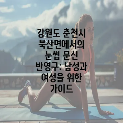 강원도 춘천시 북산면에서의 눈썹 문신 반영구: 남성과 여성을 위한 가이드