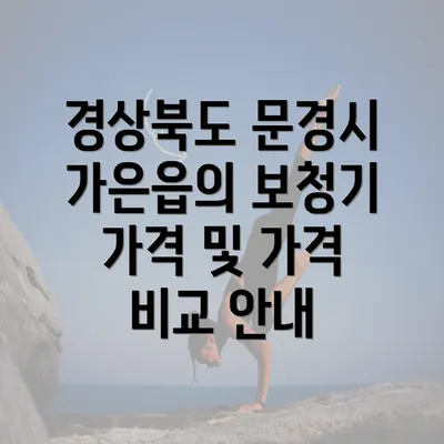 경상북도 문경시 가은읍의 보청기 가격 및 비교 정보 안내