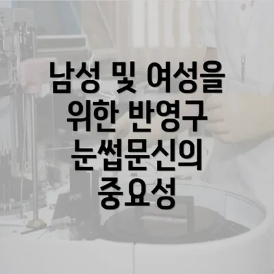 남성 및 여성을 위한 반영구 눈썹문신의 중요성