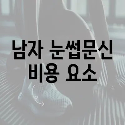 남자 눈썹문신 비용 요소