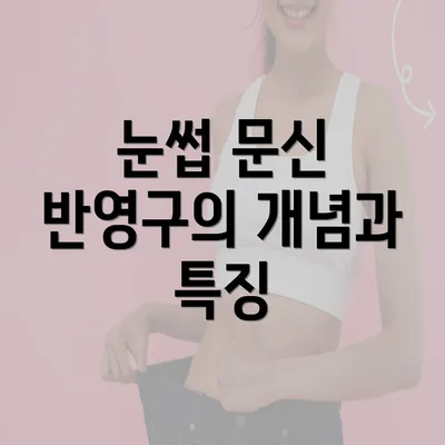 눈썹 문신 반영구의 개념과 특징