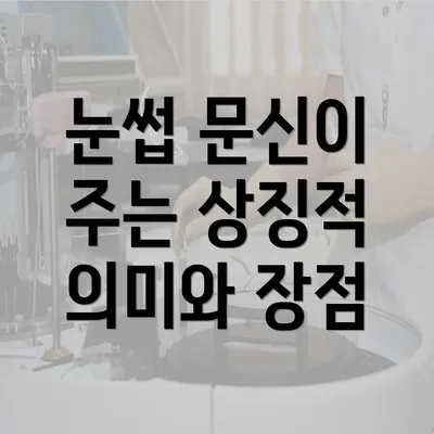 눈썹 문신이 주는 상징적 의미와 장점