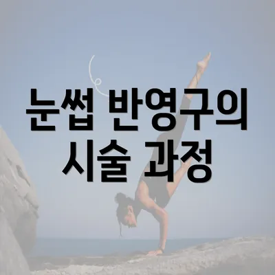 눈썹 반영구의 시술 과정