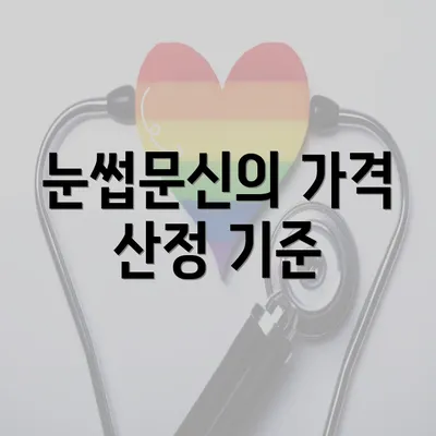 눈썹문신의 가격 산정 기준