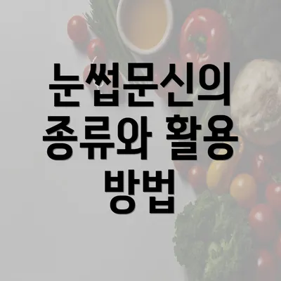 눈썹문신의 종류와 활용 방법