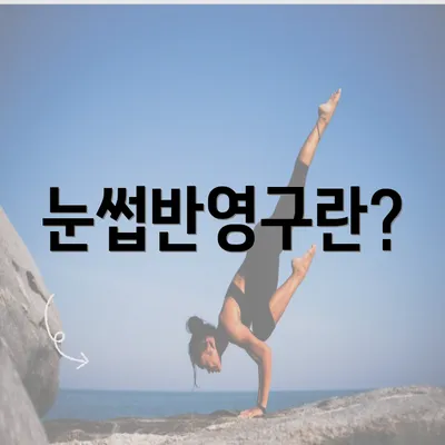 눈썹반영구란?