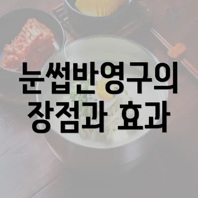 눈썹반영구의 장점과 효과