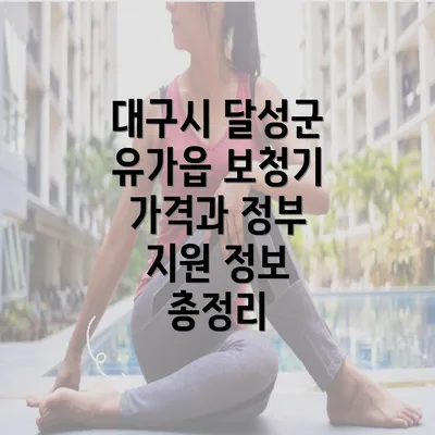 대구시 달성군 유가읍 보청기 가격이란 무엇인가?