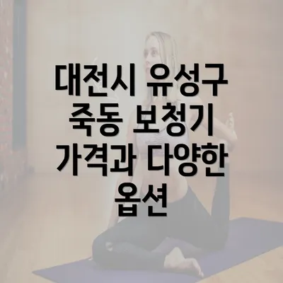 대전시 유성구 죽동 보청기 가격과 다양한 옵션