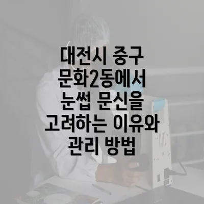 대전시 중구 문화2동에서 눈썹 문신을 고려하는 이유와 관리 방법