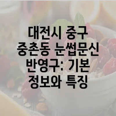 대전시 중구 중촌동 눈썹문신 후 관리 방법