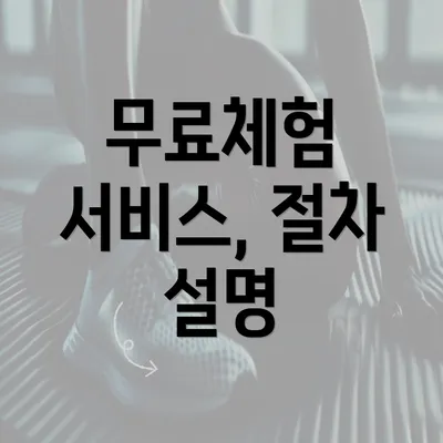 무료체험 서비스, 절차 설명