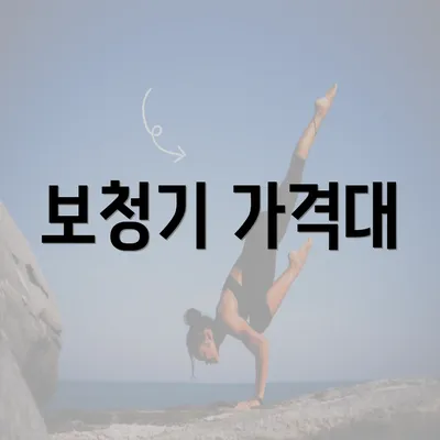 보청기 가격대