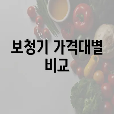 보청기 가격대별 비교