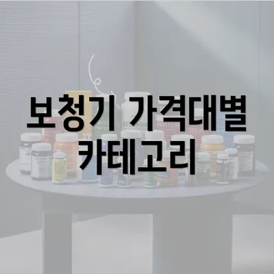 보청기 가격대별 카테고리