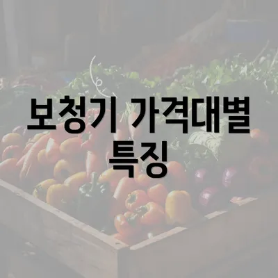 보청기 가격대별 특징