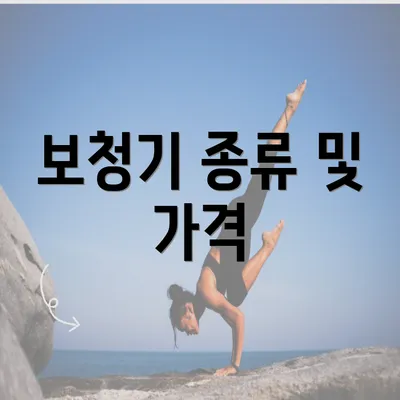 보청기 종류 및 가격