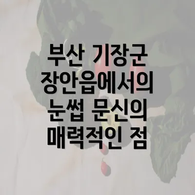 부산 기장군 장안읍에서의 눈썹 문신: 남녀의 자연스러운 아름다움과 관리 비결