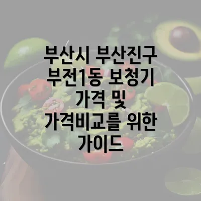 부산시 부산진구 부전1동 보청기 가격 및 가격비교를 위한 가이드