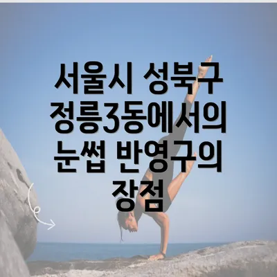 서울시 성북구 정릉3동에서의 눈썹 반영구의 장점