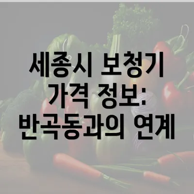 세종시 보청기 가격 정보: 반곡동과의 연계