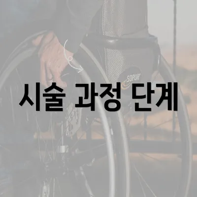 시술 과정 단계