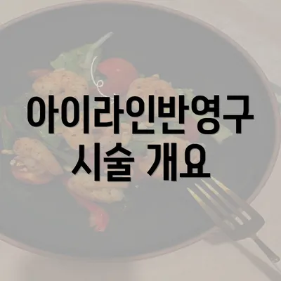 아이라인반영구 시술 개요