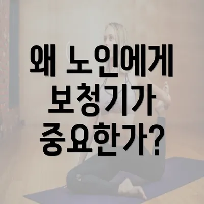 왜 노인에게 보청기가 중요한가?