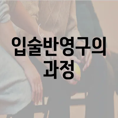 입술반영구의 과정