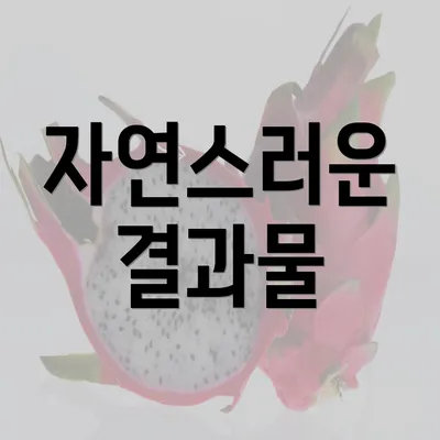 자연스러운 결과물