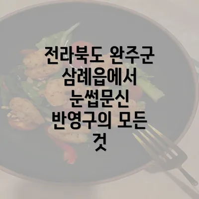 전라북도 완주군 삼례읍에서 눈썹문신 반영구의 모든 것