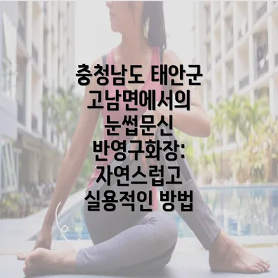 충청남도 태안군 고남면에서의 눈썹문신 반영구화장: 자연스럽고 실용적인 방법