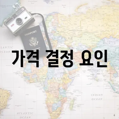 가격 결정 요인