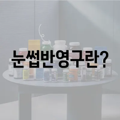 눈썹반영구란?