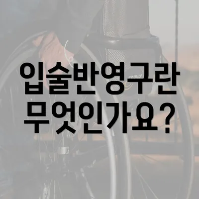 입술반영구란 무엇인가요?