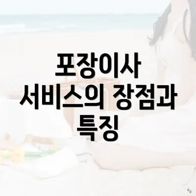 포장이사 서비스의 장점과 특징